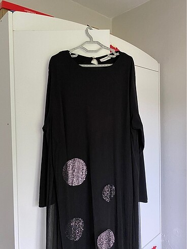 Büyük beden  tesettür  abiye - Görsel 5