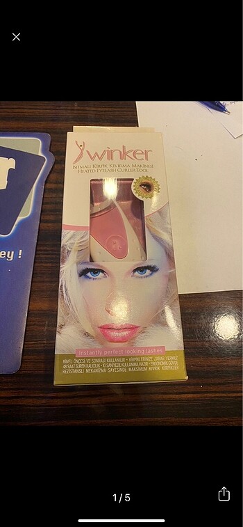 winker pilli kirpik kıvırma makinesi