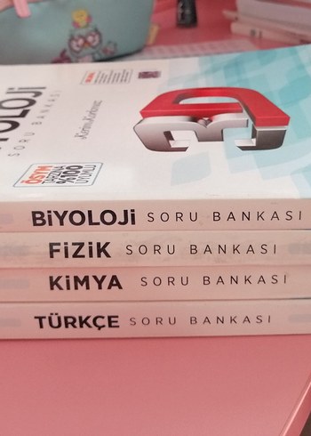 TYT Kimya, Fizik, biyoloji türkçe Soru Bankası Seti