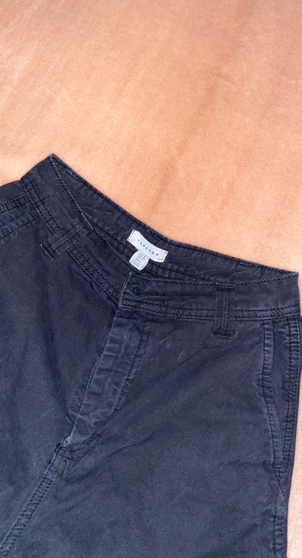 Siyah Loose Fit Denim Kadın Pantolon - Görsel 3