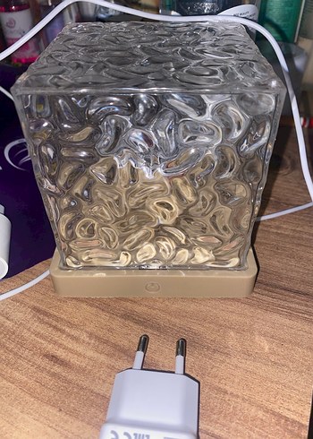 USB Girişli Akrilik su dalgası ısık - Görsel 4