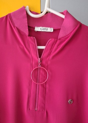 Armine Pembe Uzun Kollu Salaş Tunik