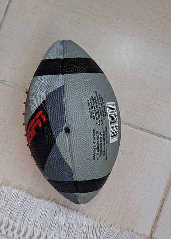  Kırmızı Dikişli Siyah Gri Amerikan Futbol Topu
