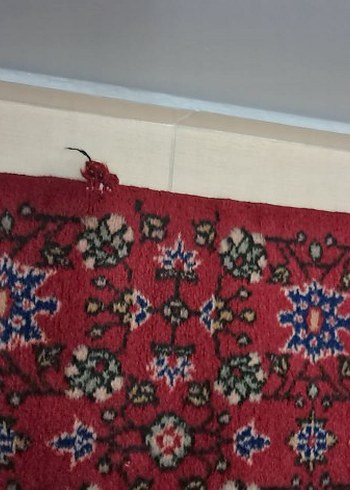 Diğer Bordo Bağlama Desenli Geleneksel Halı yolluk