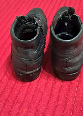 Siyah Deri scooter  marka Erkek Bot - Görsel 5