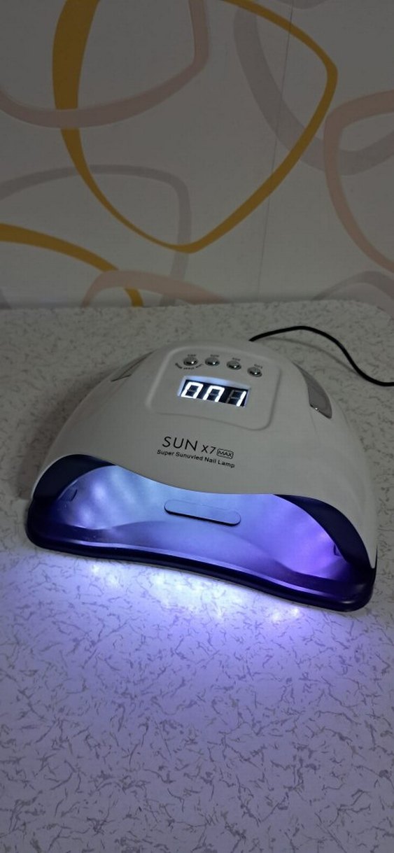 X7 MAX Gri Beyaz taşınabilir oje kurutucu - Görsel 3