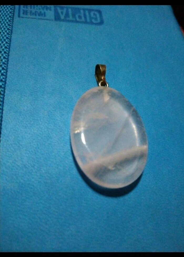 Kolye Ucu pembe kuvars - Görsel 4