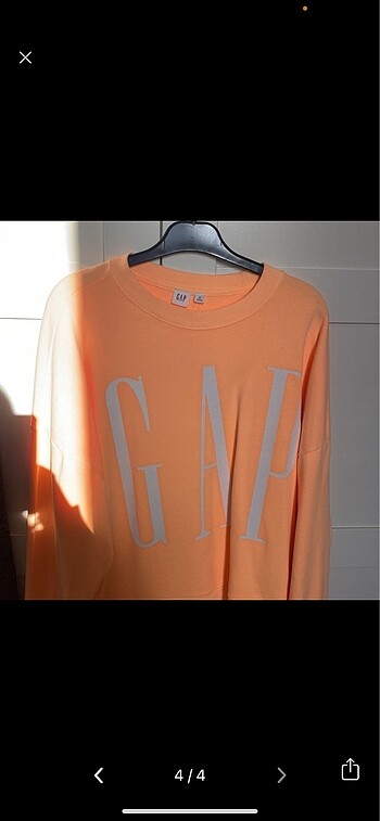 m Beden turuncu Renk Gap Sweatshirt