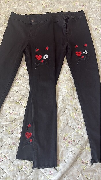 3 adet esnek pantolon