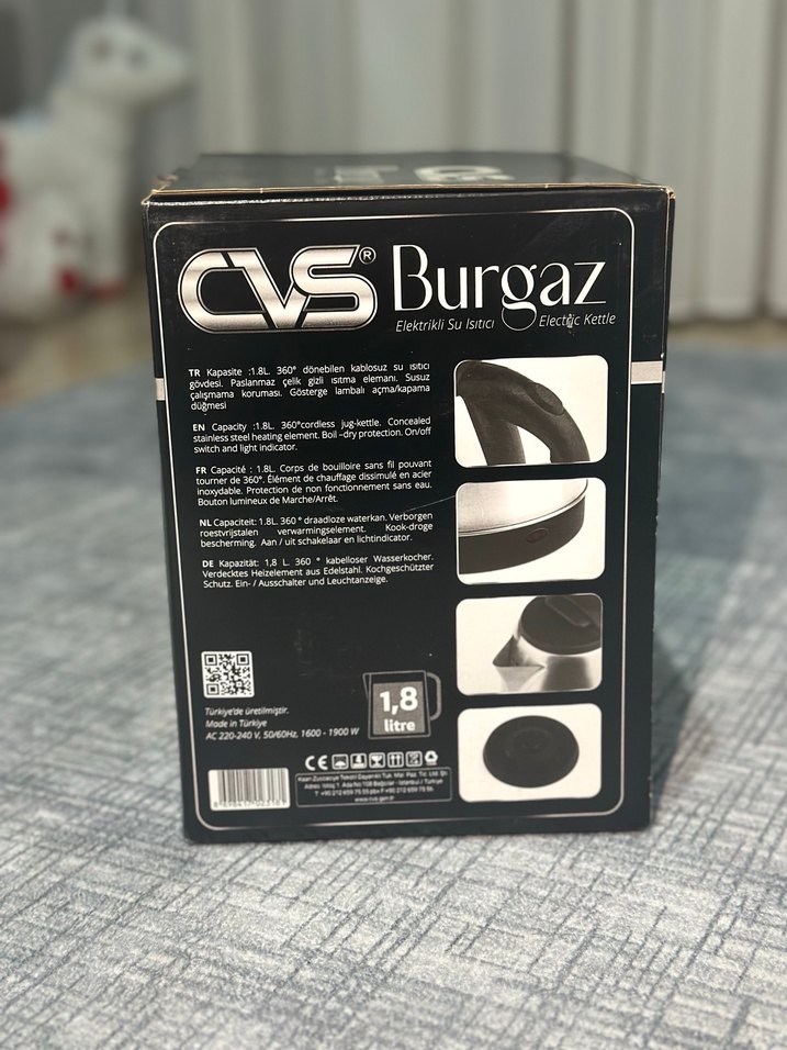 CVS Burgaz 1.8 L Elektrikli Su Isıtıcısı - Görsel 2