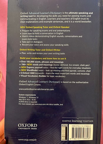 Oxford Advanced Learner's Dictionary, 9. Baskı - Görsel 3