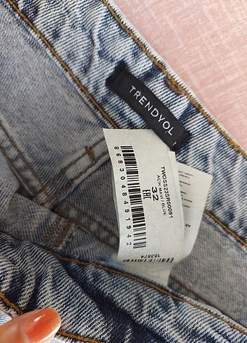 xs Beden Trendyol denim şort etek