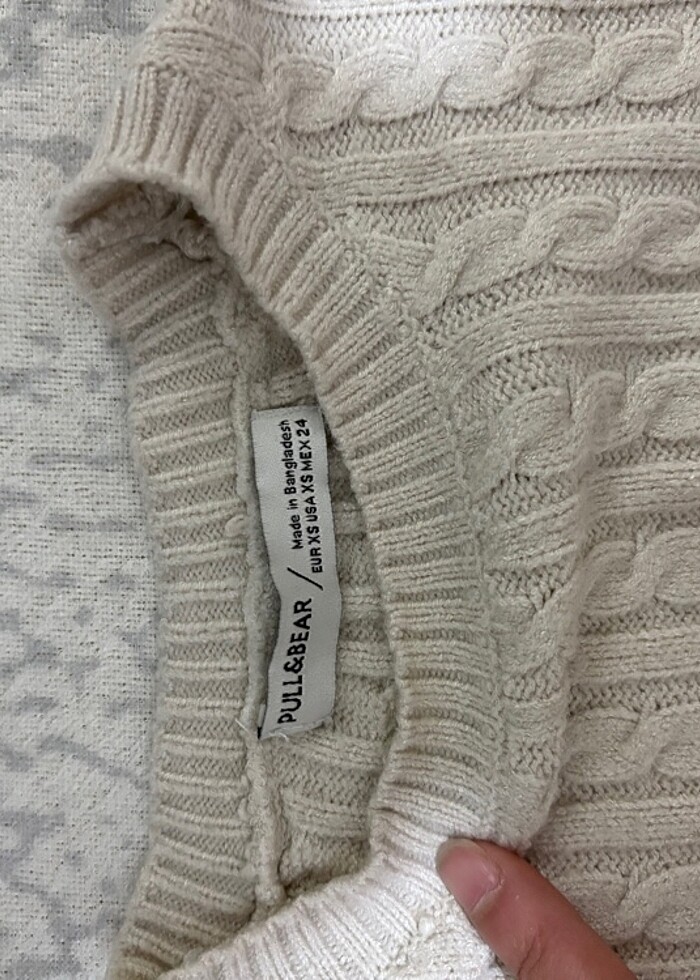 Triko crop kazak - Görsel 2