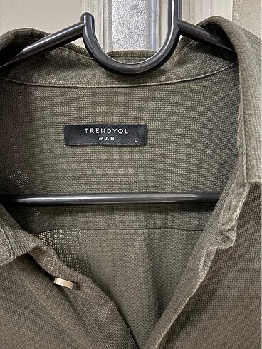 Erkek Haki Gömlek - Görsel 3