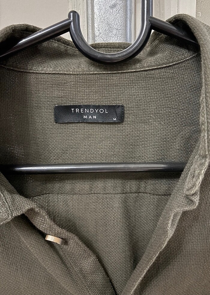 Erkek Haki Gömlek - Görsel 3