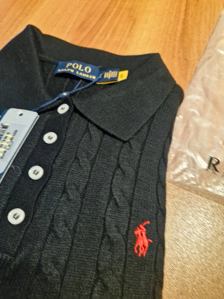 Polo Ralph Lauren Siyah Triko Polo Kadın — görsel 4/6