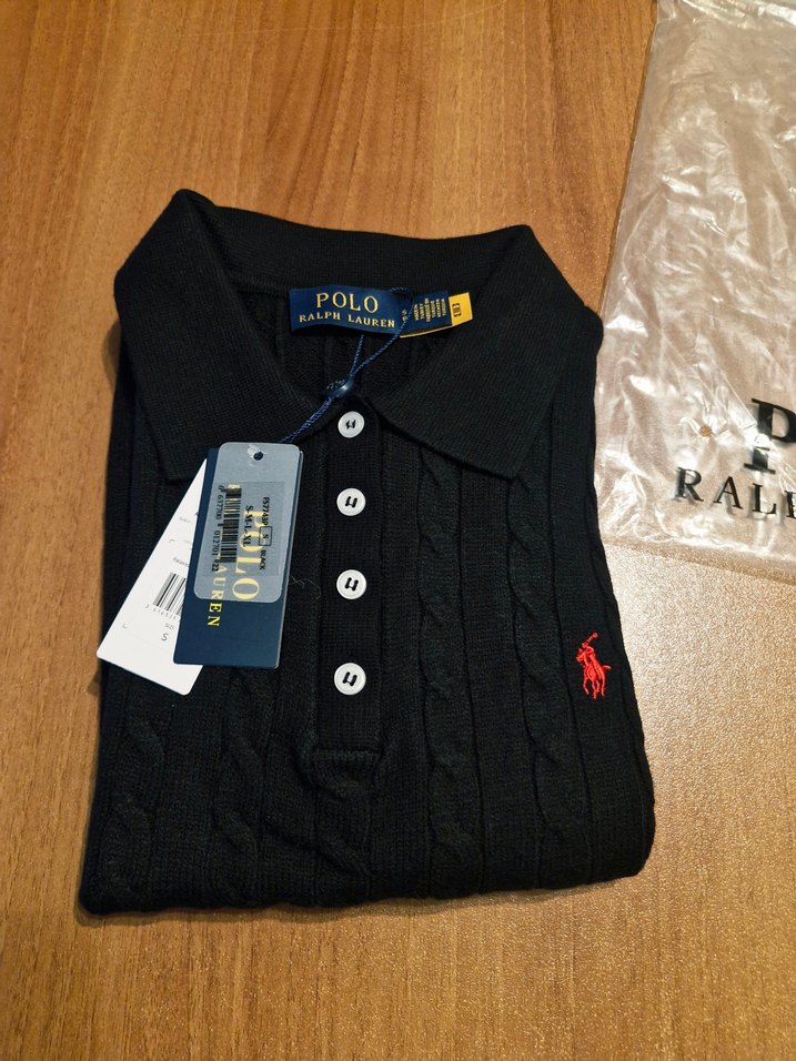 Polo Ralph Lauren Siyah Triko Polo Kadın — görsel 2/6