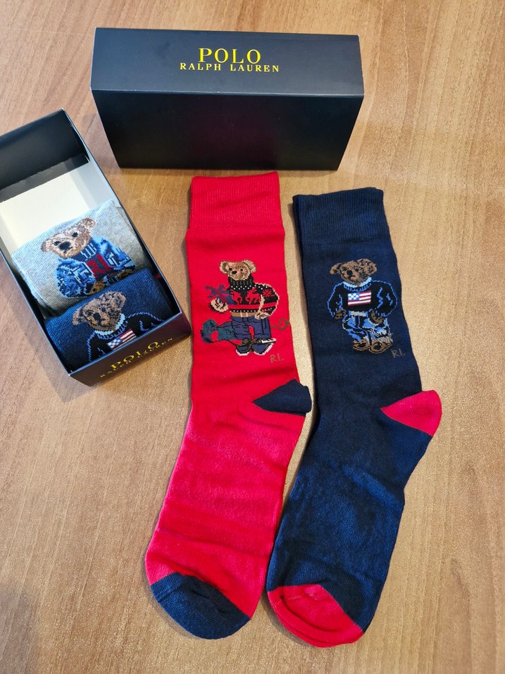 Polo Ralph Lauren Erkek Desenli Midi Çorap — görsel 2/5