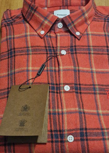 l Beden kırmızı Renk BURBERRY ODUNCU GÖMLEK