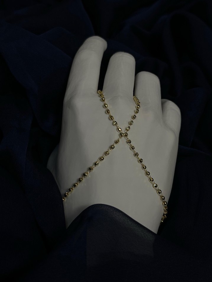 Çelik Gold Top Zincir Şahmeran Bileklik - Görsel 2