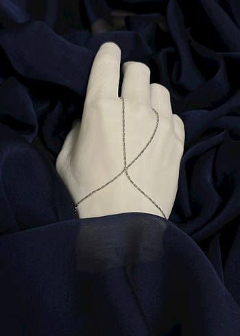 Çelik Gümüş İnce Zincirli Şahmeran - Görsel 2