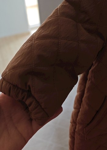 Düğmeli Kahverengi Erkek Çocuk Kaban - Görsel 3