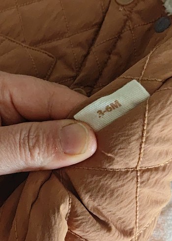 Düğmeli Kahverengi Erkek Çocuk Kaban - Görsel 6