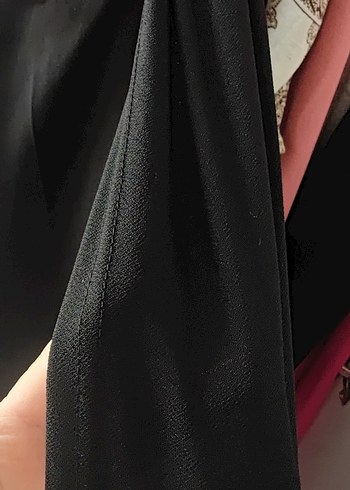 Siyah Kolsuz Midi Kadın yelek - Görsel 4