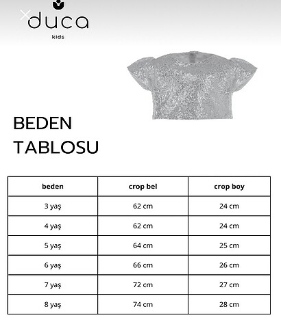 Diğer Pullu payetli crop