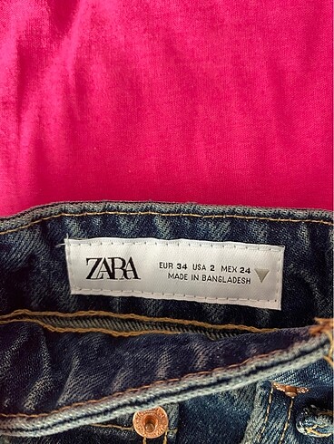 xs Beden zara şort