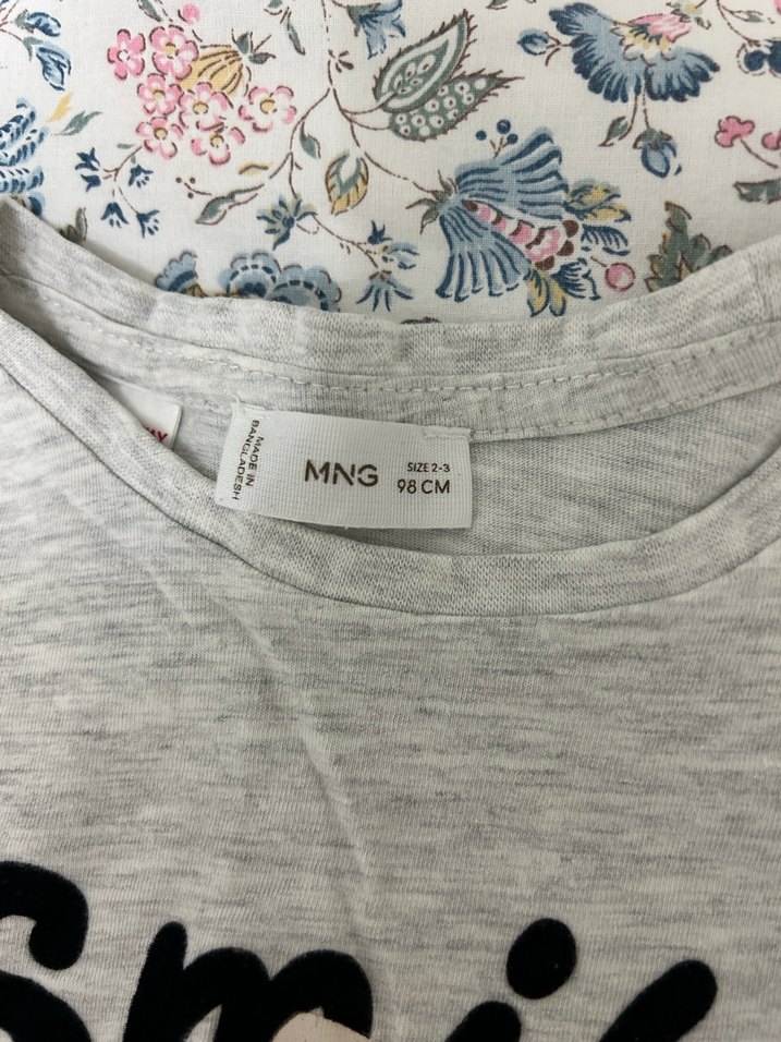 Kız Çocuk Gri Nakışlı Uzun Kollu Sweatshirt - Görsel 3