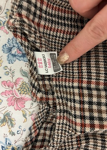 Kahverengi Desenli elbise - Görsel 3