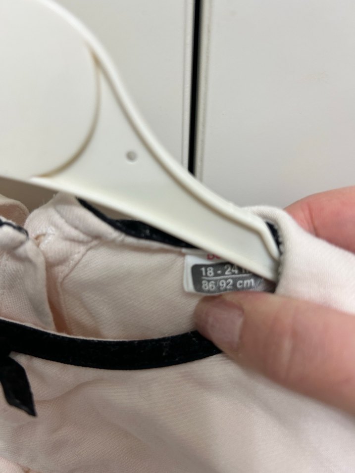 Kız Çocuk Fırfırlı Beyaz Keten Bluz - Görsel 2