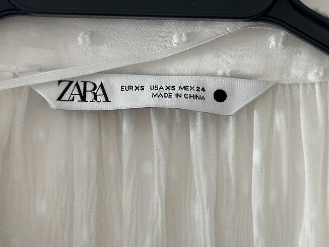 s Beden beyaz Renk Zara tül elbise