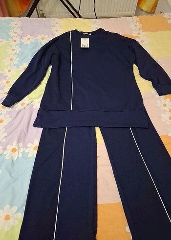 Lacivert Kadın Uzun Kollu takım tesettürede uygundur - Görsel 8