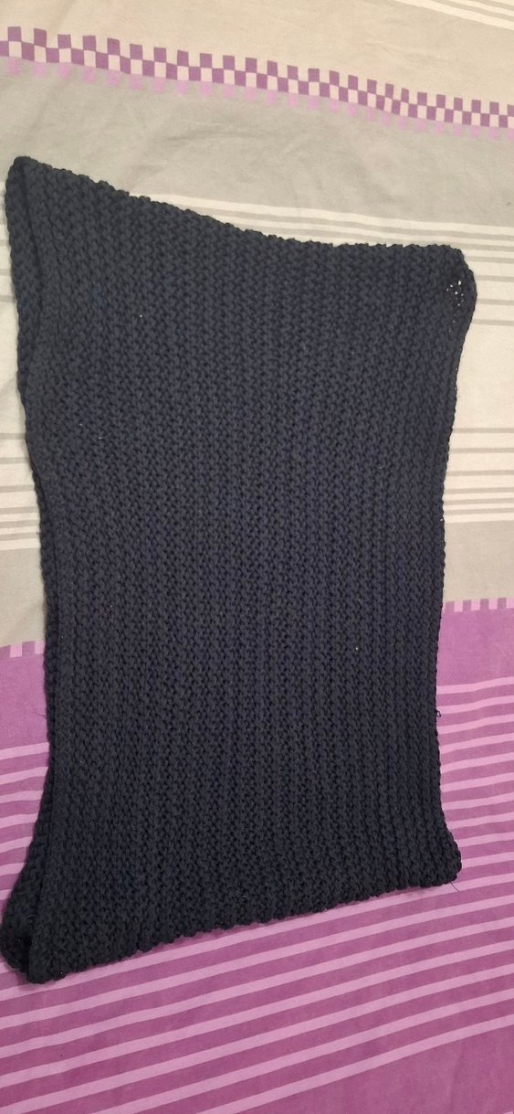 Siyah Kadın Örgü boyunluk - Görsel 5