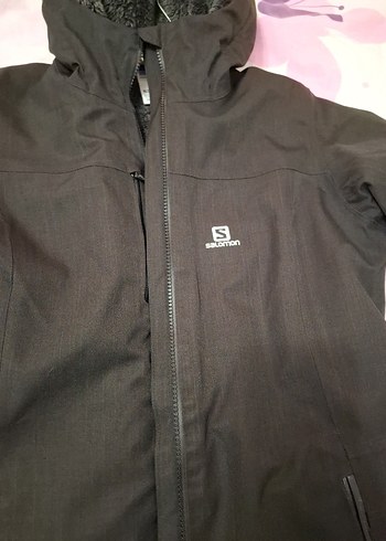 Salomon kadın su ve soğuk geçirmez orjinal 10 K mont - Görsel 14