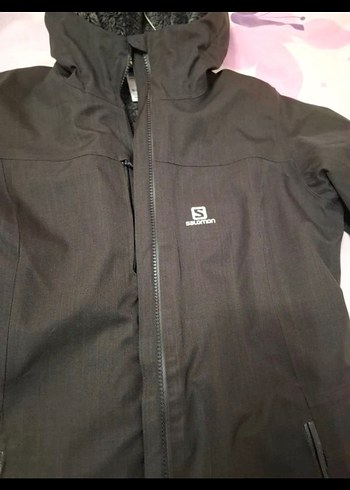 Salomon kadın su ve soğuk geçirmez orjinal 10 K mont - Görsel 3