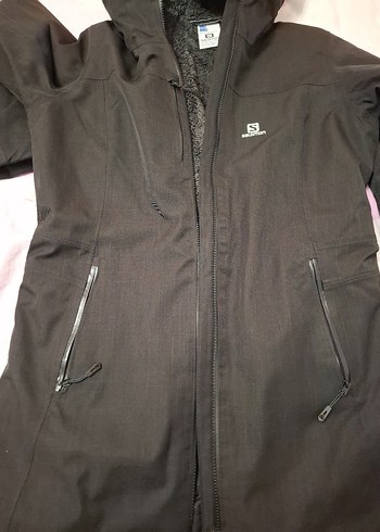 Salomon kadın su ve soğuk geçirmez orjinal 10 K mont - Görsel 17