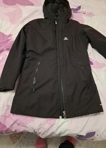 Salomon kadın su ve soğuk geçirmez orjinal 10 K mont - Görsel 13