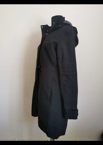 Merrel Kadın Siyah Uzun Fermuarlı mont - Görsel 2