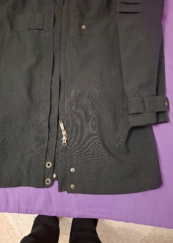 Merrel Kadın Siyah Uzun Fermuarlı mont - Görsel 14