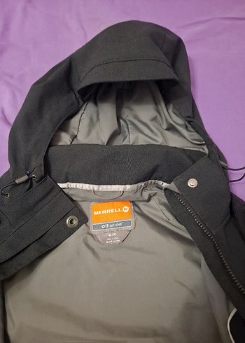 Merrel Kadın Siyah Uzun Fermuarlı mont - Görsel 11