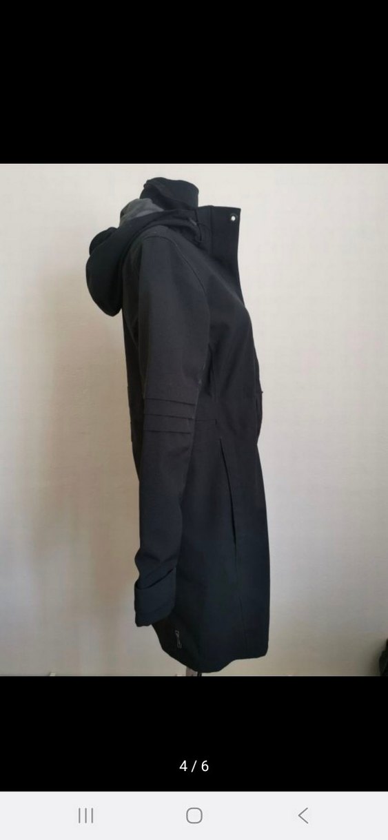 Merrel Kadın Siyah Uzun Fermuarlı mont - Görsel 4