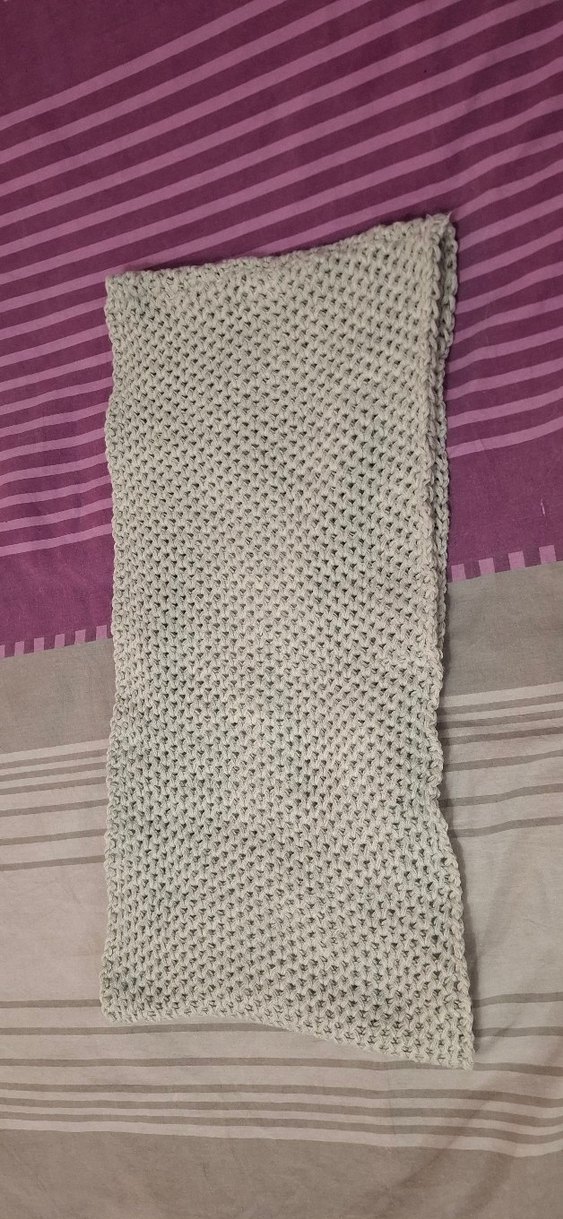 Gri Örgü Kadın boyunluk - Görsel 3