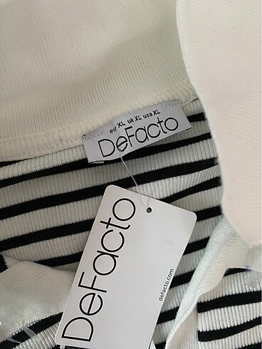 Defacto Defacto polo yaka bluz