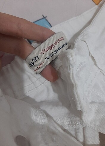 BEYAZ ORJ PANTOLON 