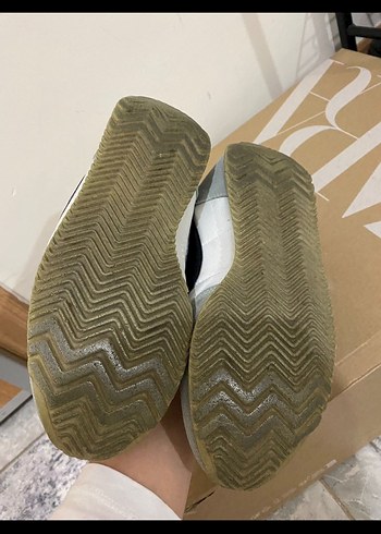 Gri Beyaz Kadın Spor Ayakkabısı - Görsel 5