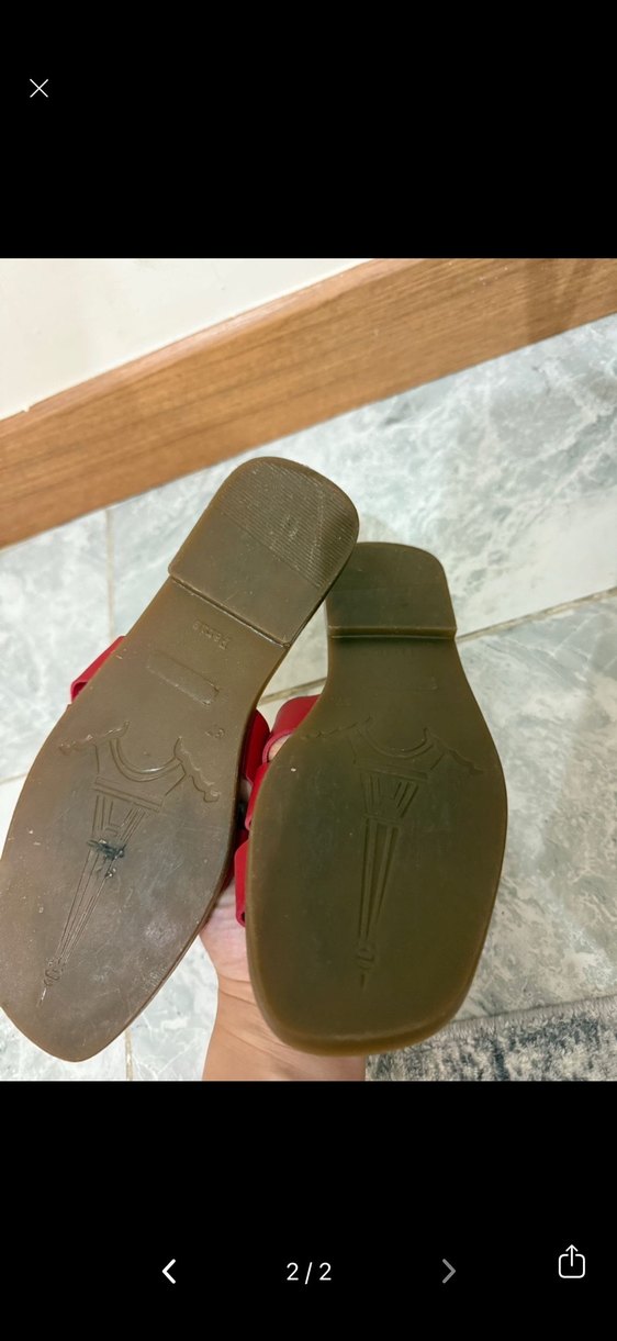 Kadın Kırmızı  Terlik - Görsel 2