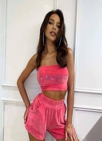 Fashion Angel Fashion Tayt pembe babygirl takım taşlı ????